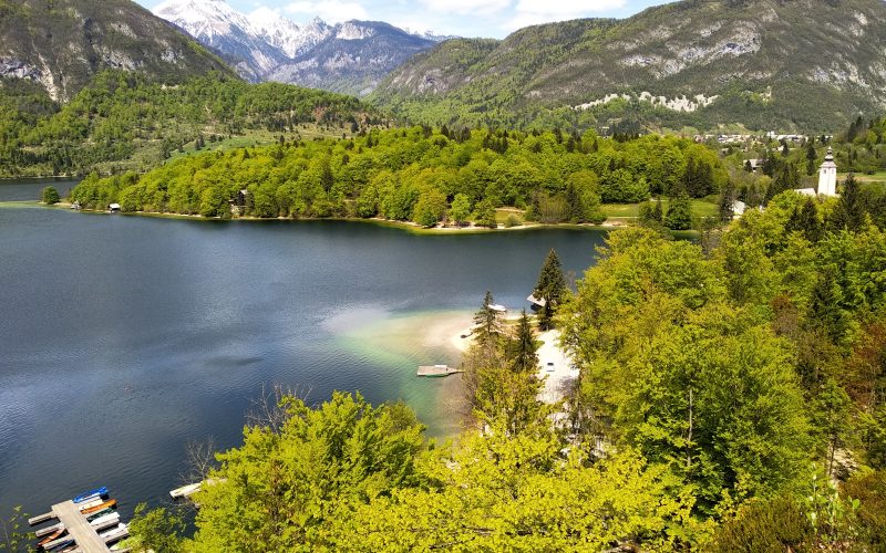 озеро Бохинь, Словения